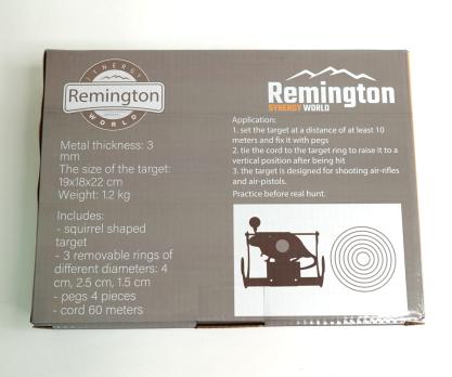 Мишень перекатная Remington " Крыса" (металл, качель)