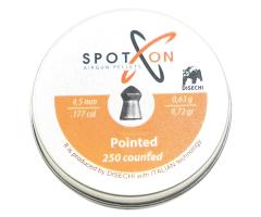 Пули Spoton Pointed 4,5 мм, 0,63 г (250 штук)