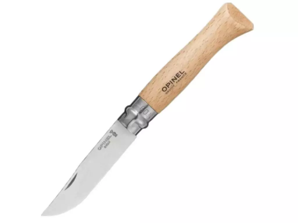 Нож Opinel 9VRI (9 см) нерж. с кольцом