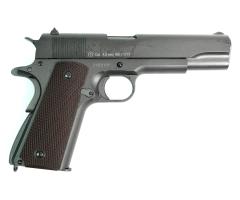 Пневматический пистолет Stalker STC Blowback (3 Дж, Colt 1911, подвижный затвор, шарики ВВ, металл, CO₂) 4,5 мм