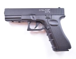 Пневматический пистолет Stalker S17G (3 Дж, Glock 17, неподвижный затвор, шарики ВВ, металл, CO₂) 4,5 мм