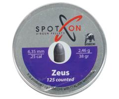 Пули Spoton Zeus 6,35 мм 2,46г 125 штук