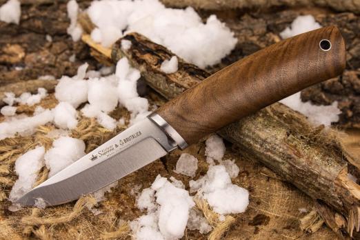 Туристический нож Kizlyar Supreme Samoyed N690 StoneWash